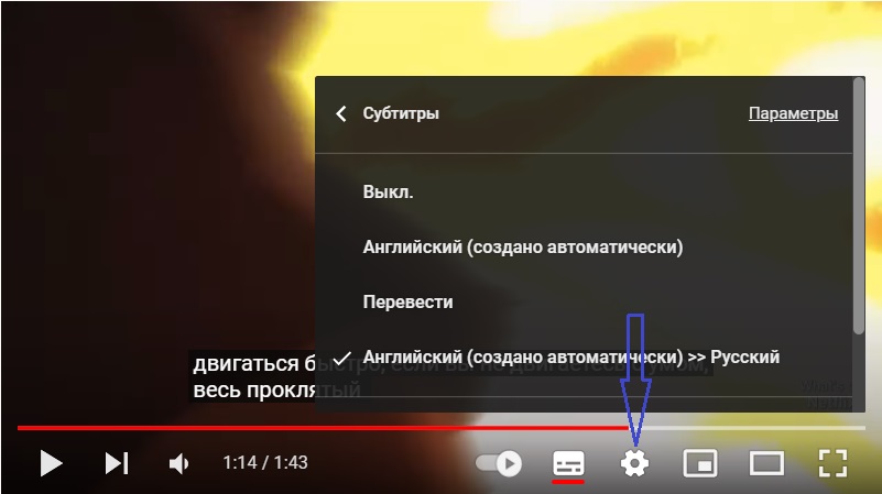 Как включить субтитры на трейлере Дота